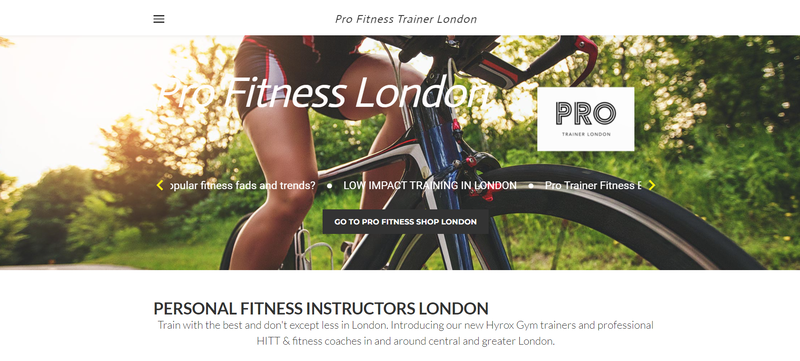 Pro Fitnes Trainer London