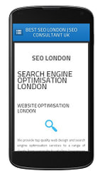 Mobile website designer and SEO London